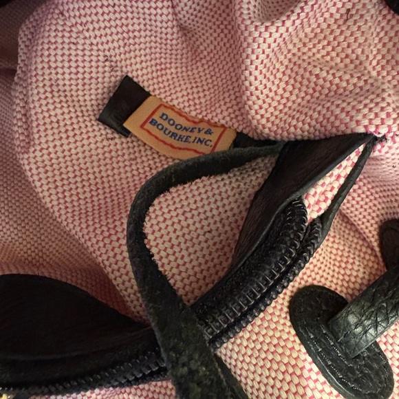 Dooney & Bourke Black pebbled Leather medium Chiara shoulder bag - Picture 9 of 10